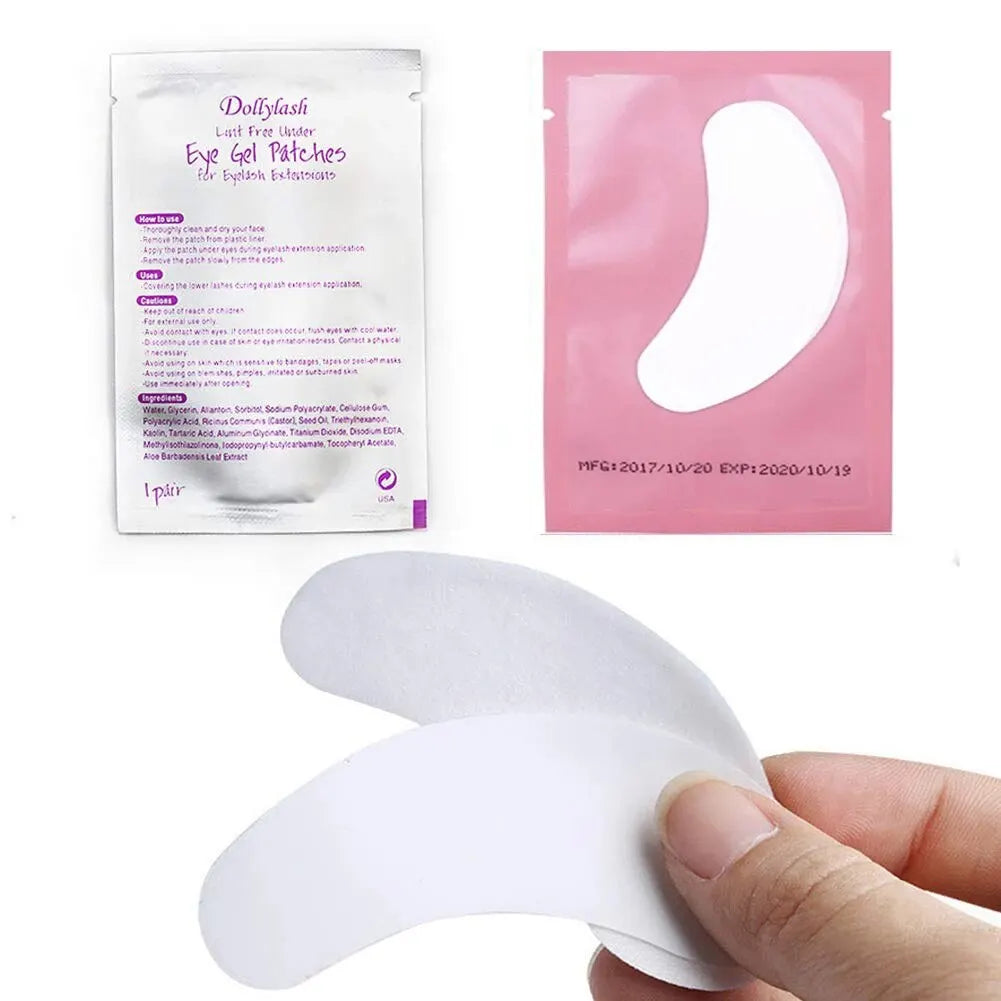 Eye Pad Eyelash Pad Gel Patch  100 Pairs