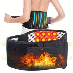 Adjustable Self-heating Magnetic Therapy Back And Waist Support 1pc