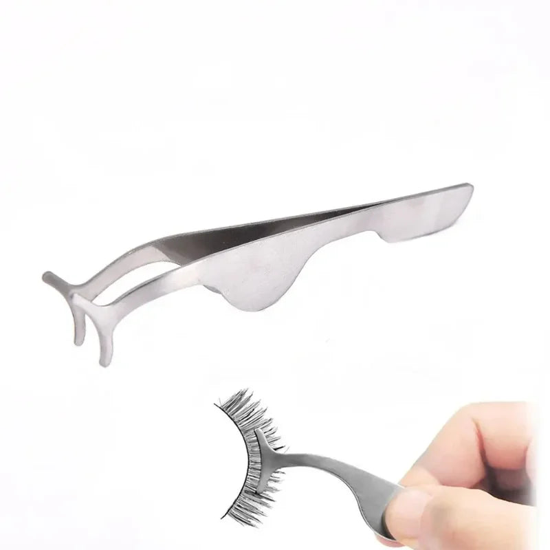 False Eyelash Tweezers & Curler - Lash Applicator & Extension Tool