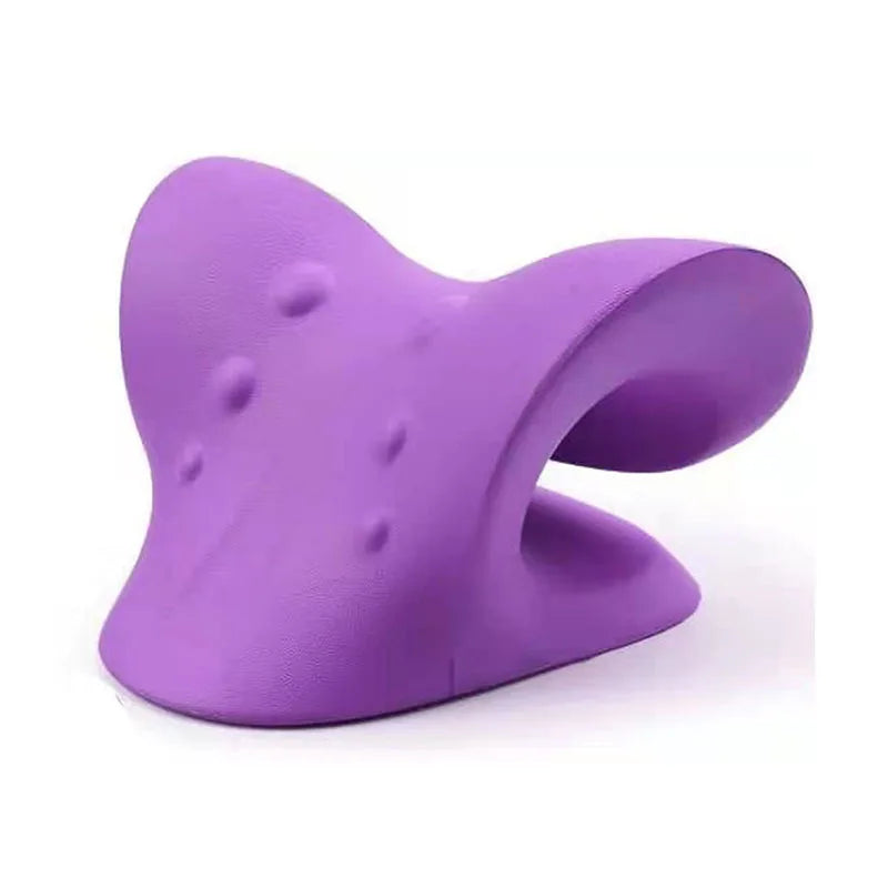 Massage Pillow – Neck & Shoulder Support with Cervical Traction, Head & Back Relaxer for Pain Relief and Full-Body Massage Therapy