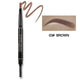 HANDAIYAN Eyebrow Pencil – Automatic Rotating Double-Head Triangle Pen, Long-Lasting Waterproof Makeup in 5 Natural Colors