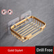 RustProof Space Aluminum Wall Mounted Shower Shelf with Suction Cup