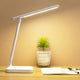 Foldable LED Desk Lamp – Stepless Dimmable, Touch-Control Night Light, USB Rechargeable for Reading, Eye Protection