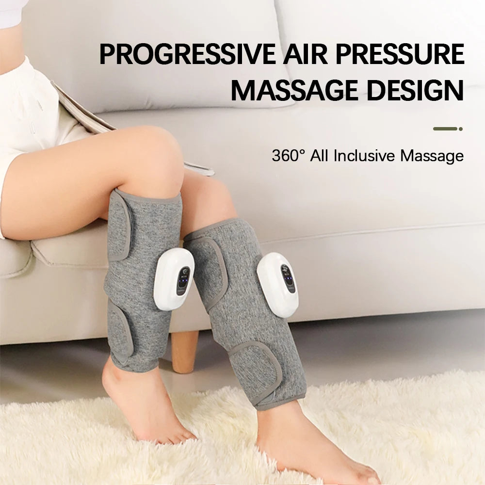 Wireless 360° Air Compression Calf Massager – 3-Mode Electric Airbag