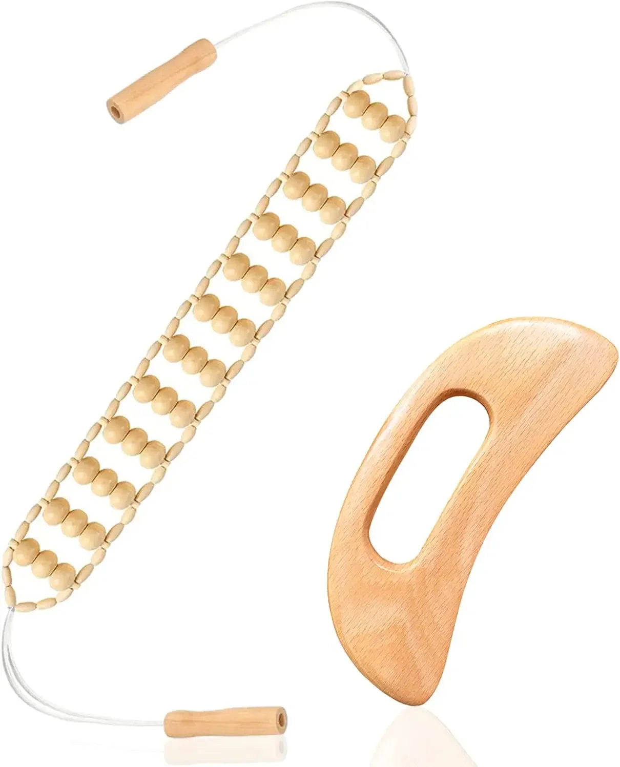 Wooden Therapy Massage Set – Anti-Cellulite & Body Slimming Gua Sha Tools (2/4/6/8PCS)