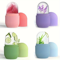 Silicone Ice Mold for Face – Facial Ice Roller & Gua Sha Skin Care Tool for Face & Eye Icing Massage