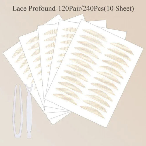 Double Eyelid Tape - Invisible Lift Strips for Natural Look (240 Pcs)