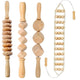 Wooden Therapy Massage Set – Anti-Cellulite & Body Slimming Gua Sha Tools (2/4/6/8PCS)