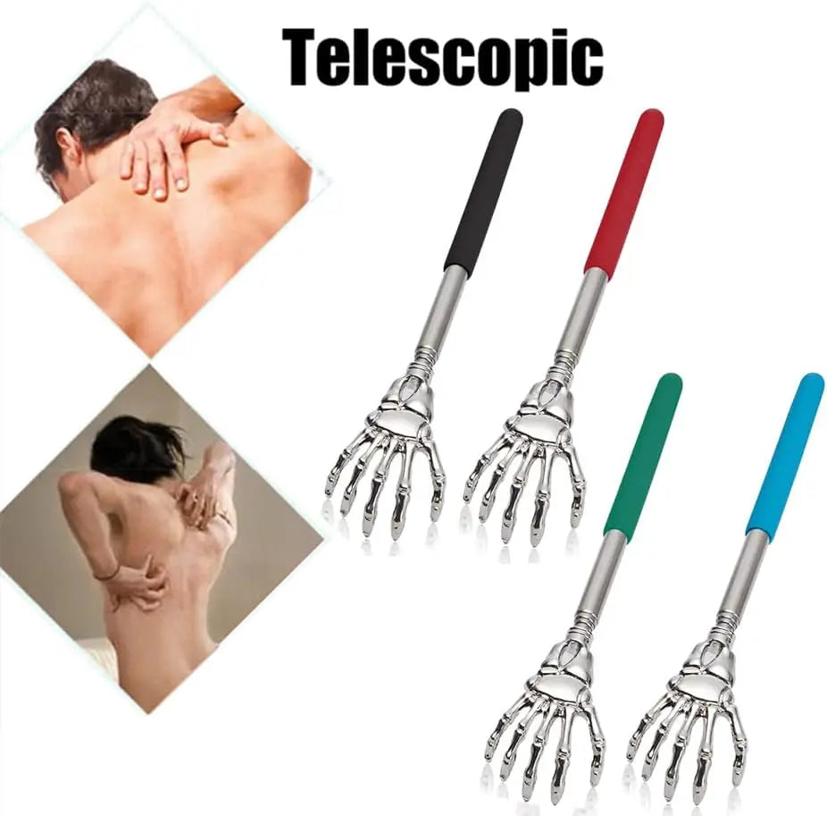 Stainless Steel Back Scratcher Telescopic Scratching Massager