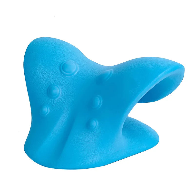 Massage Pillow – Neck & Shoulder Support with Cervical Traction, Head & Back Relaxer for Pain Relief and Full-Body Massage Therapy