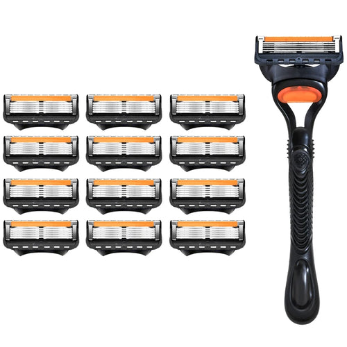 Men's Fusion Pro Power 5-Layer Shaving Razor - 4/12/24 Pcs