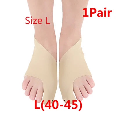 1 Pair Hallux Valgus Bunion Corrector – Silicone Gel Toe Separators & Splint for Foot Alignment & Pain Relief