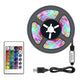 10M 2835 USB LED Strip Light RGB – Remote Control, Flexible Tape Lights for TV & Desktop Backlighting