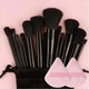 Premium Synthetic Nylon Bristle Makeup Brush Set - Soft, Gentle - 13pcs