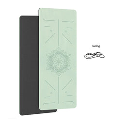 TPE Yoga Mat – Non-Slip Sports Mat for Home Fitness, 6mm Thickness with Guide Lines