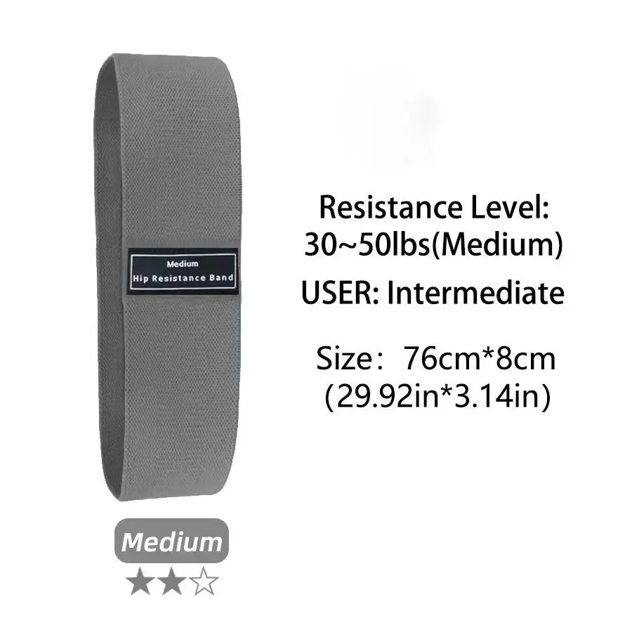 Fabric Resistance Bands for Squat Glute Workout & Hip Exercise