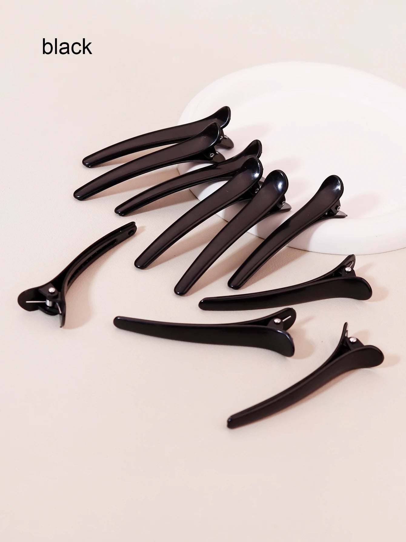 smooth duckbill clip set, spring clip elegant wrinkle free 10piece/bag