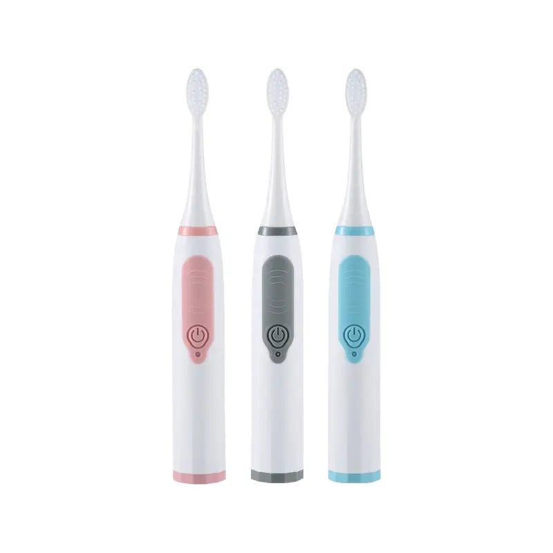 Jianpai Sonic Electric Toothbrush for Adults, Non-Rechargeable, Soft Bristles, IPX6 Waterproof