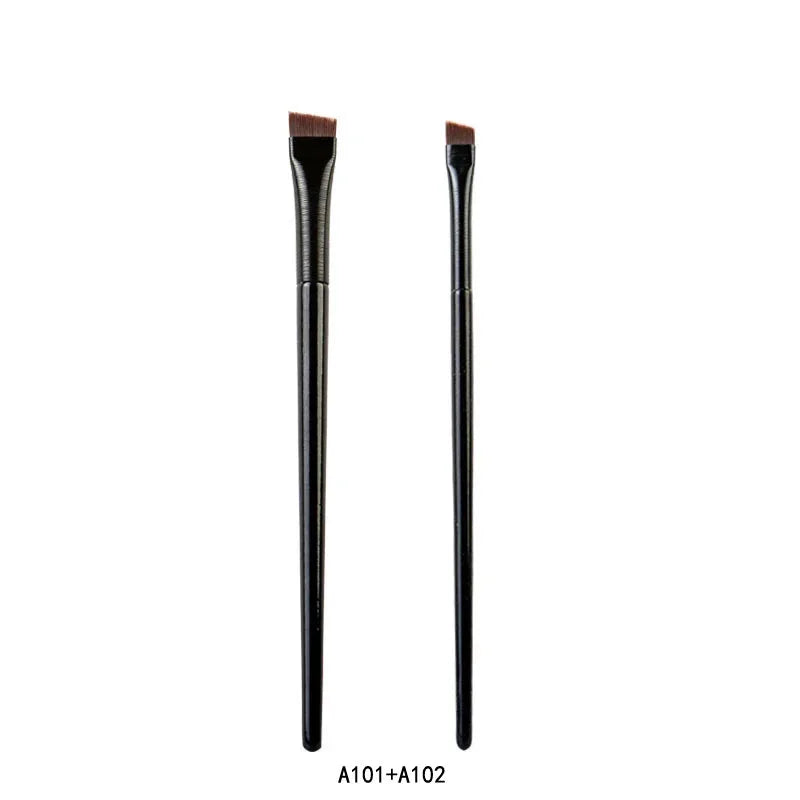 Blade Makeup Brush Angled Thin Eyebrow Brush Flat Fine Eyeliner Brush Professional Liner Brow Beauty Make Up Tool 1/2pcs