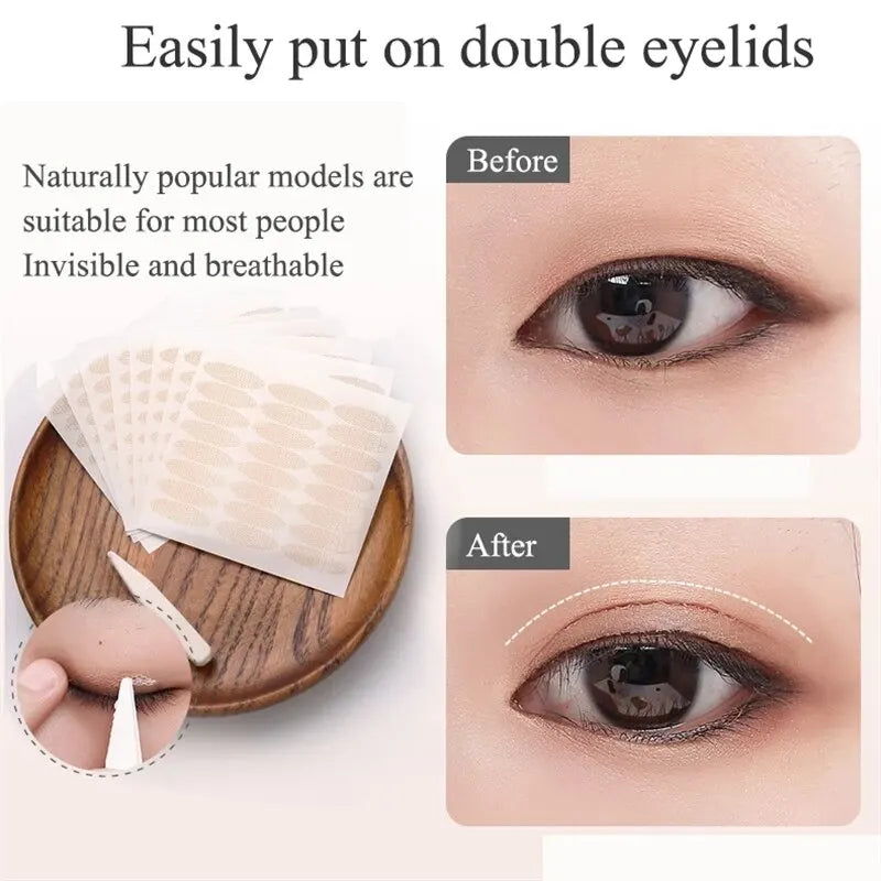 Double Eyelid Tape - Invisible Lift Strips for Natural Look (240 Pcs)