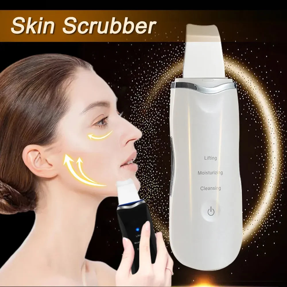 Ultrasonic Skin Scraper - Deep Pore Cleaner & Blackhead Remover