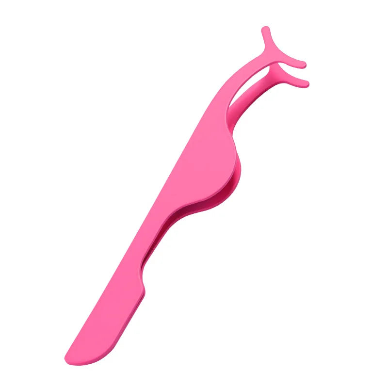 False Eyelash Tweezers – Lash Applicator Tool for Extensions, Curling, and Precision Makeup Application