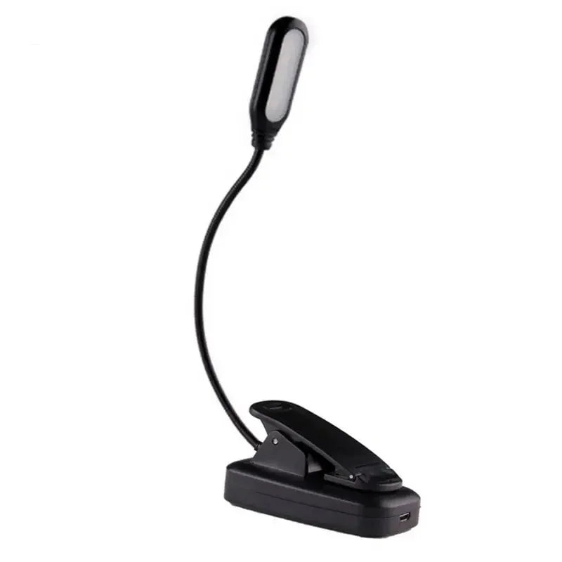 Mini Portable LED Book Light - Adjustable Eye Protection Reading Lamp, Flexible, Battery-Powered, Ideal for Study and Bedroom