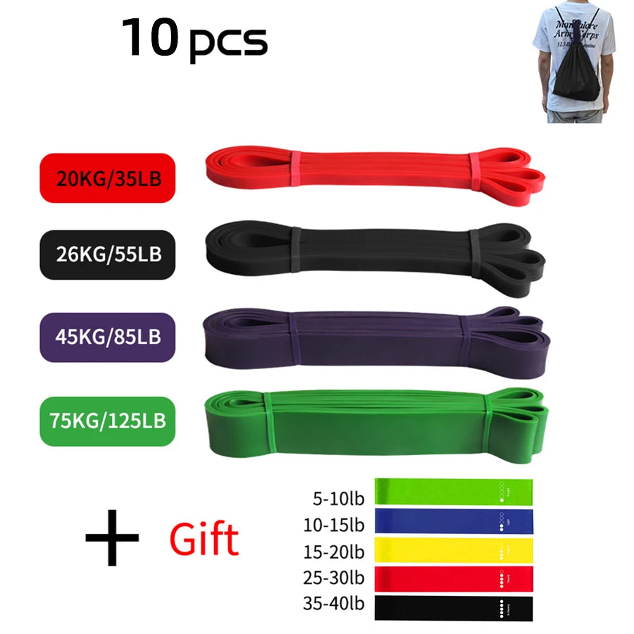 Heavy Duty Latex Resistance Band – Exercise Elastic Band for Strength Training, Pull-Up Assist, Pilates, and Fitness Workouts