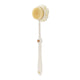 Two-Sided Silicone Shower Body Brush with Long Handle, Exfoliating & Massage Bath Brush