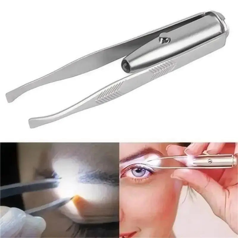 Portable Stainless Steel Smart Design Eyebrow Hair Remove Tweezer