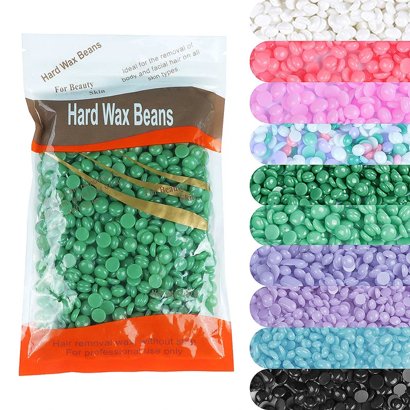 Hair Removal Wax Beans Hot Film Depilatory Wax for Whole Body Hair Removal Wax Heater Hot Wax Machine Removal Hot Film Beads 50g