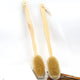 Soft Bath Back Massage Brush – Long Wooden Handle Bristle Brush for Wet & Dry Skin, Natural Body Exfoliating Scrubber & Spa Shower Tool