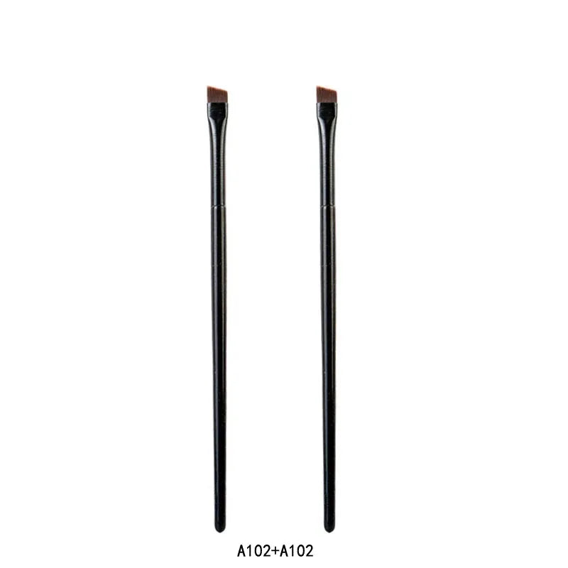 Blade Makeup Brush Angled Thin Eyebrow Brush Flat Fine Eyeliner Brush Professional Liner Brow Beauty Make Up Tool 1/2pcs