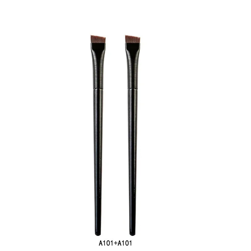 Blade Makeup Brush Angled Thin Eyebrow Brush Flat Fine Eyeliner Brush Professional Liner Brow Beauty Make Up Tool 1/2pcs