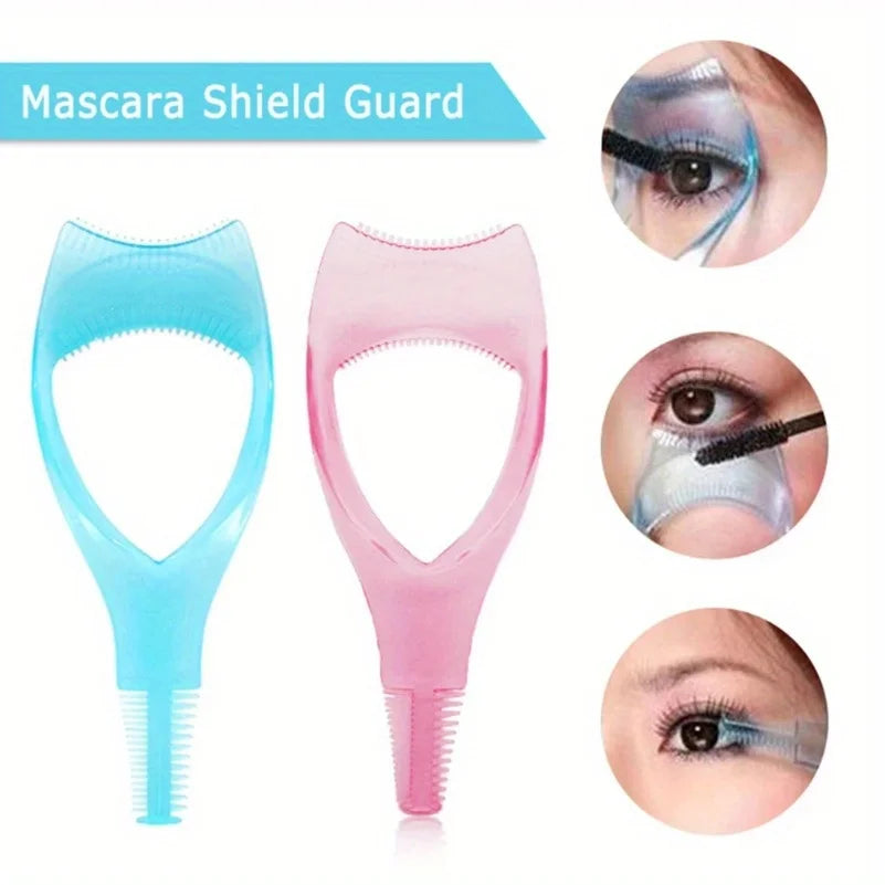 3-in-1 Mascara Applicator Template | Eyelash Curler Guard