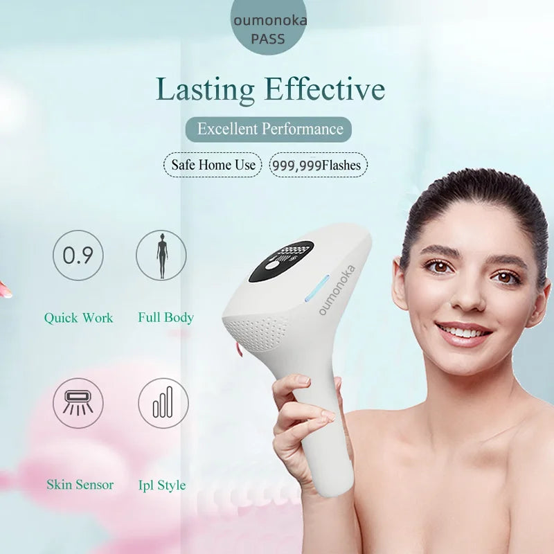 IPL Laser Epilator – 2-in-1 Hair Removal & Rejuvenation Device for Men & Women
