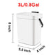 Small Plastic Trash Can - Hanging Trash Bin for Kitchen & Bathroom
