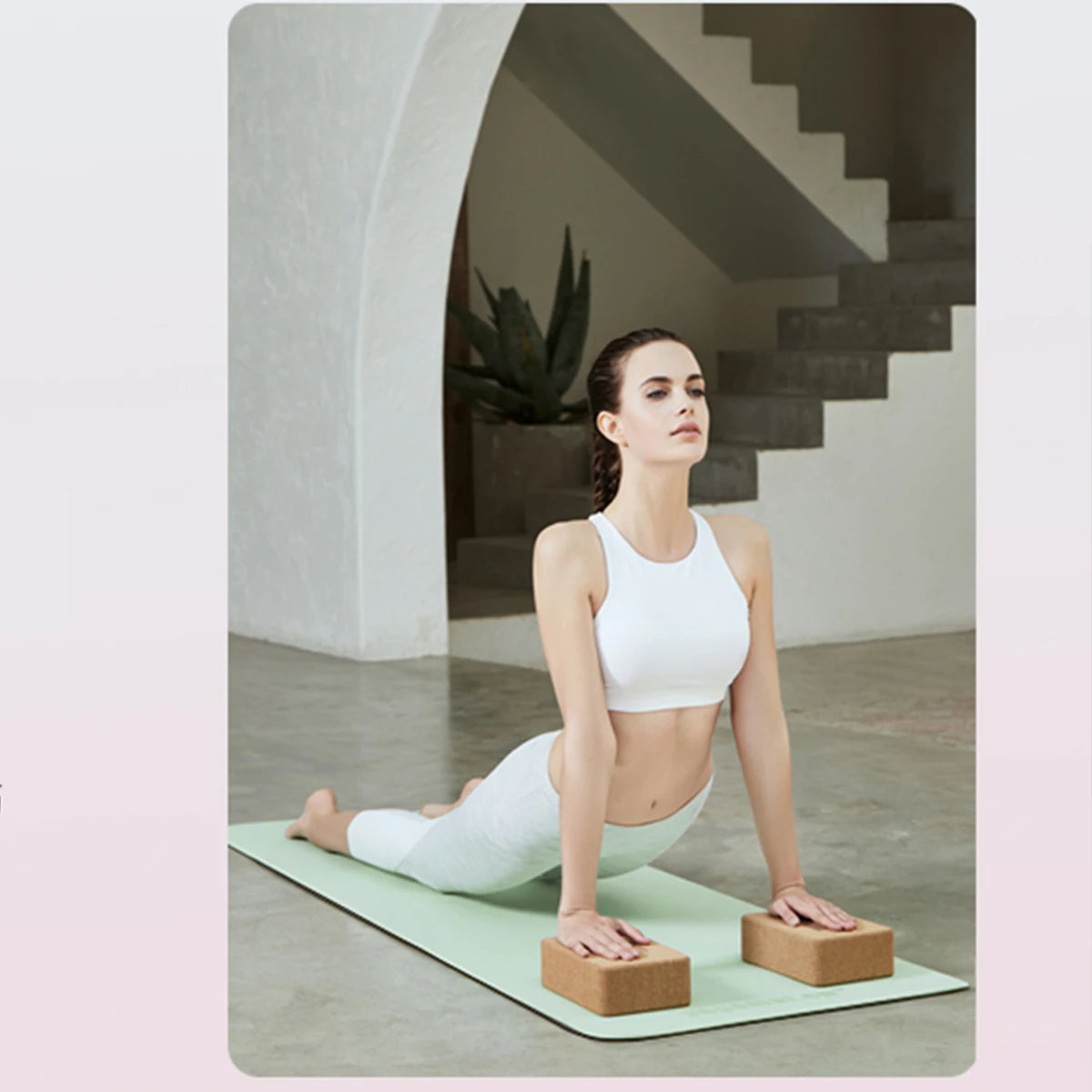 TPE Yoga Mat – Non-Slip Sports Mat for Home Fitness, 6mm Thickness with Guide Lines