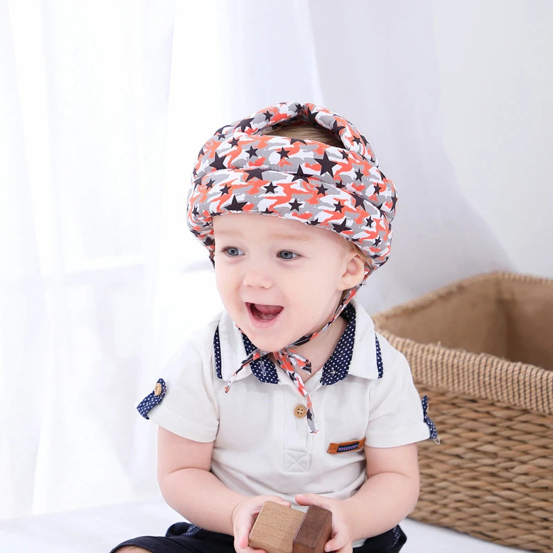 Toddler Baby Head Protection Pillow – Soft Cotton Anti-Fall Safety Cap, Learn to Walk Crash Cushion, Infant Head Care Helmet