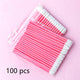 Disposable Makeup Brushes - Lip & Eyelash Applicators (5/50/100 Pcs)