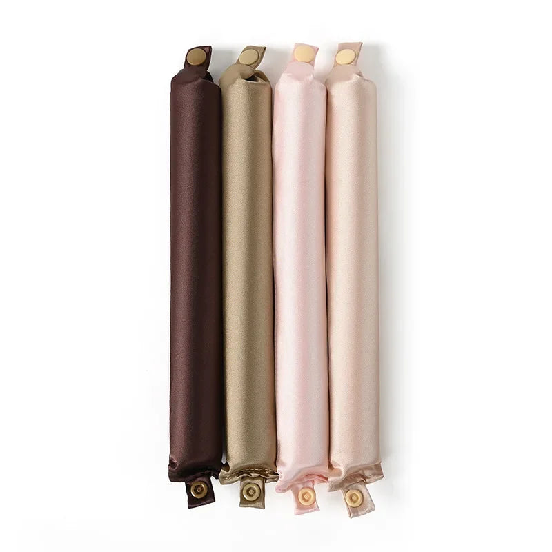 Heatless Hair Curlers Satin Curling Rod Headband – No Heat, Soft Foam Rollers for Overnight Curls, Comfortable Styling Tools
