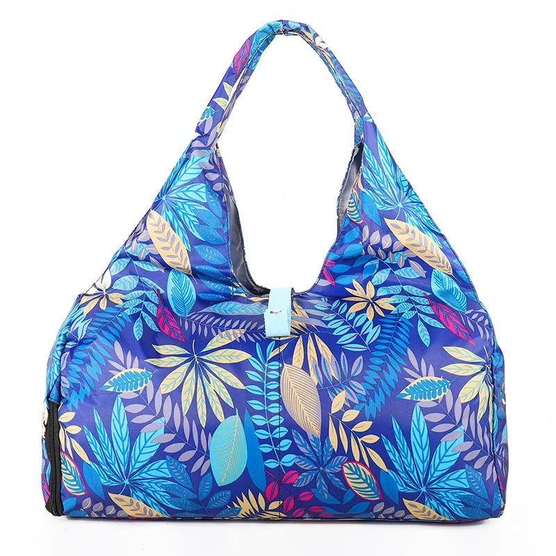Yoga Mat Bag with Shoes Pocket – Gym Fitness Handbag for Women & Men, Nylon Sports Bag