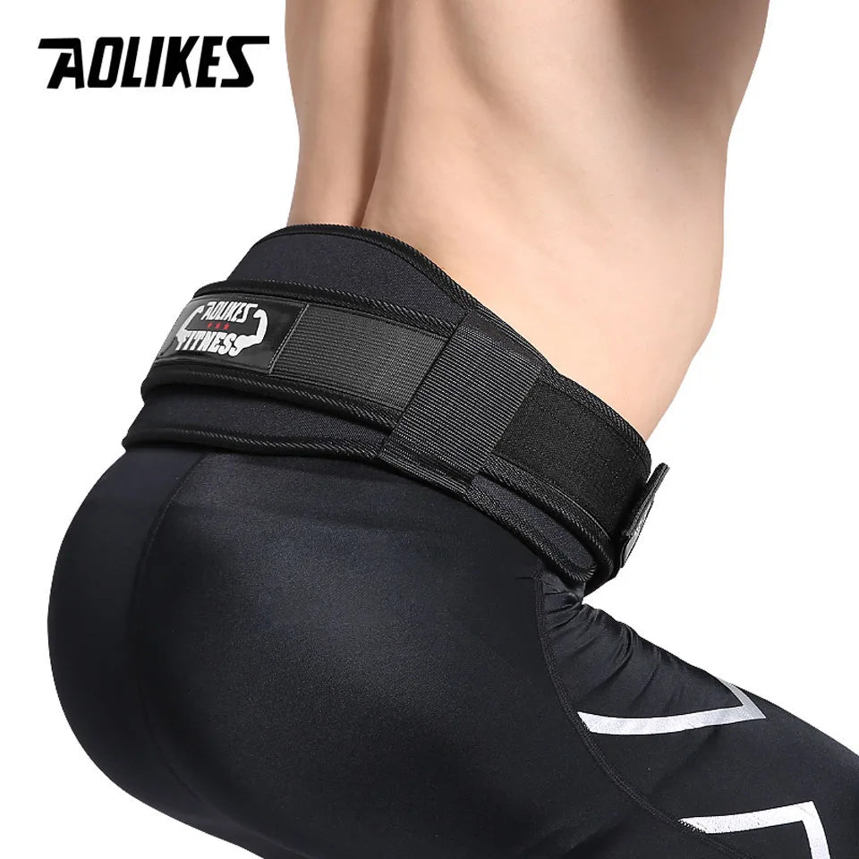 Weightlifting Squat Training Belt – Lumbar Support for Powerlifting & Fitness, Back Waist Protector for Men & Women